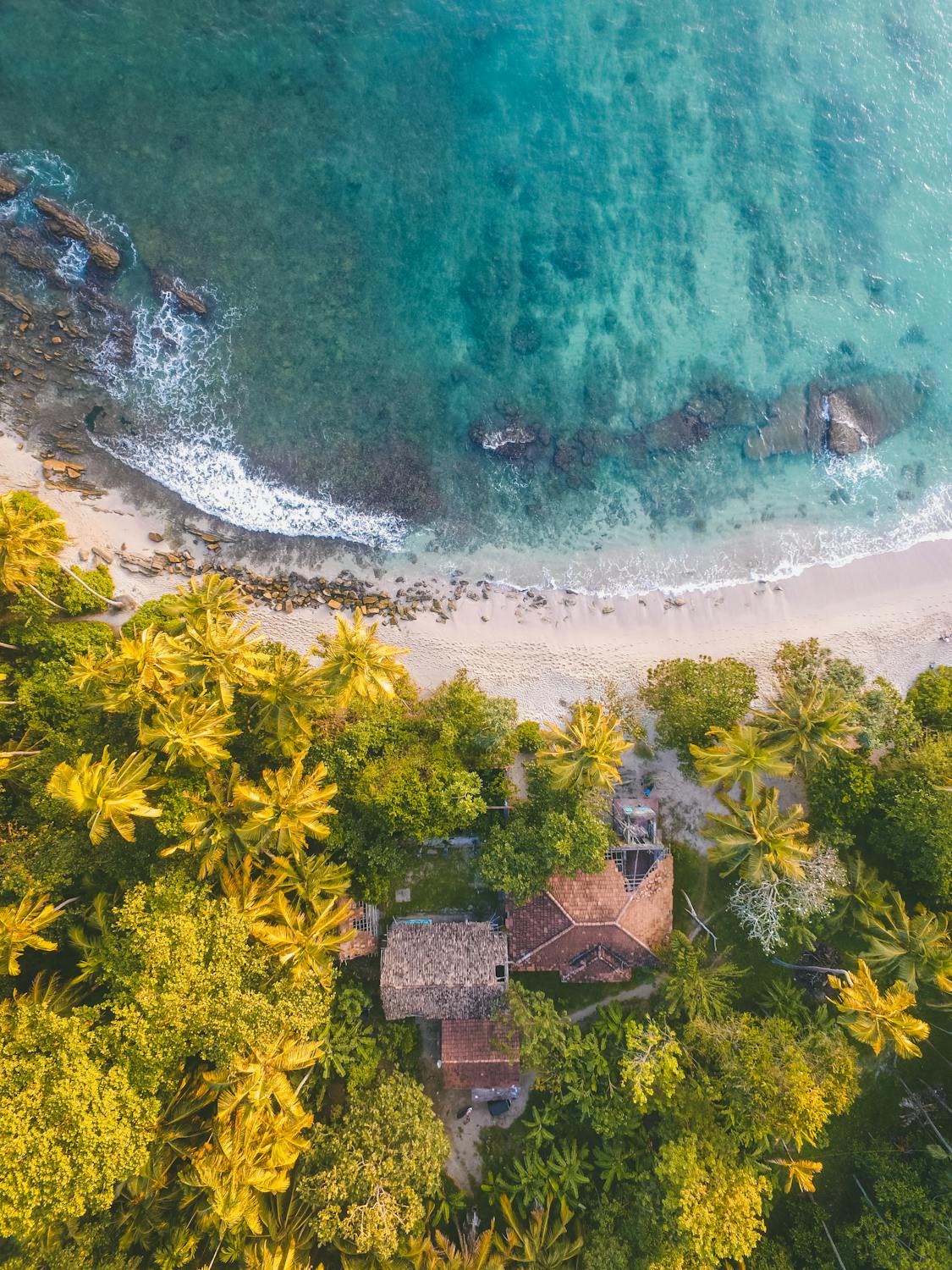 Caribbean beach club met zonsondergang — het soort decor waar Vandaag Inside en De Oranjezomer worden opgenomen